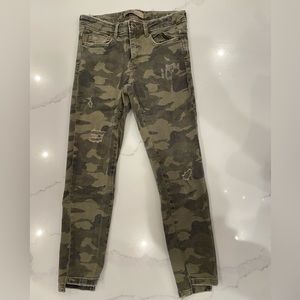 ZARA denim camo jeans